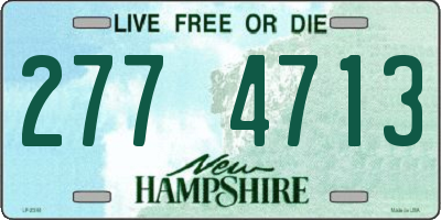 NH license plate 2774713