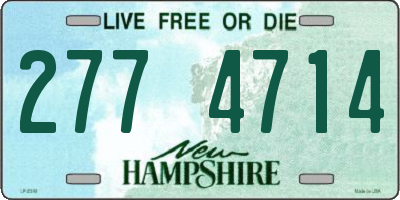 NH license plate 2774714