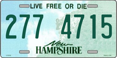 NH license plate 2774715