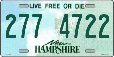 NH license plate 2774722