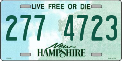 NH license plate 2774723