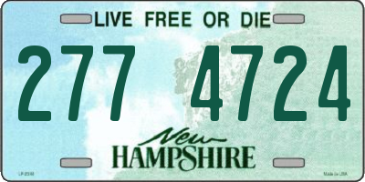 NH license plate 2774724