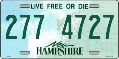 NH license plate 2774727