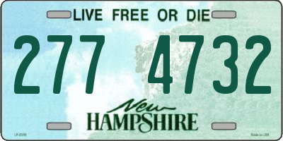 NH license plate 2774732
