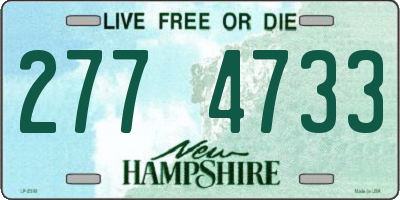 NH license plate 2774733