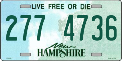 NH license plate 2774736