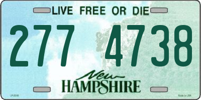 NH license plate 2774738