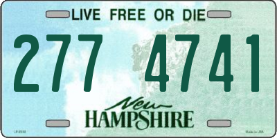 NH license plate 2774741