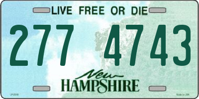 NH license plate 2774743
