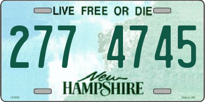 NH license plate 2774745