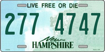 NH license plate 2774747