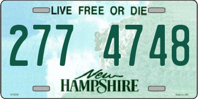 NH license plate 2774748