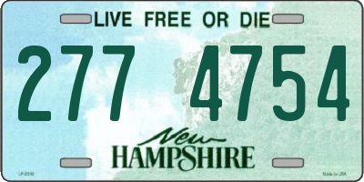 NH license plate 2774754