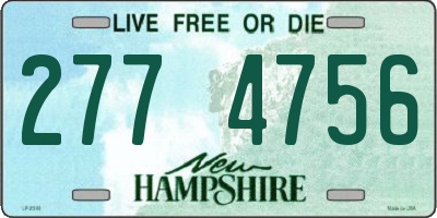 NH license plate 2774756