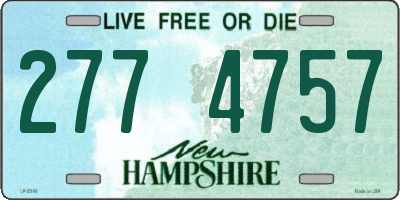 NH license plate 2774757