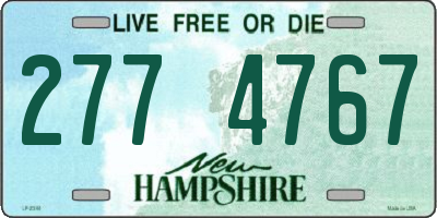 NH license plate 2774767
