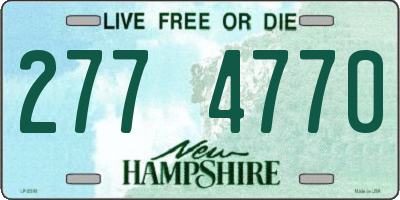 NH license plate 2774770