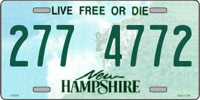 NH license plate 2774772