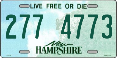 NH license plate 2774773