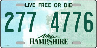 NH license plate 2774776