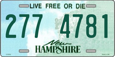 NH license plate 2774781