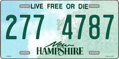 NH license plate 2774787
