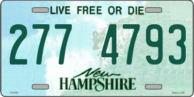 NH license plate 2774793