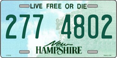 NH license plate 2774802