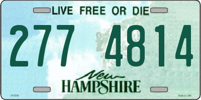 NH license plate 2774814