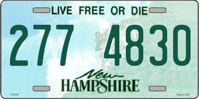 NH license plate 2774830