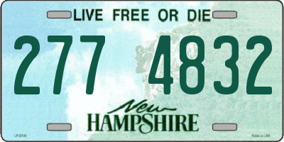 NH license plate 2774832