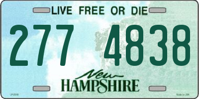 NH license plate 2774838