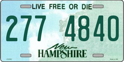 NH license plate 2774840