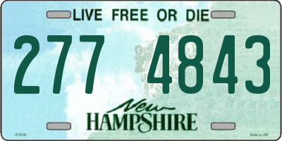NH license plate 2774843