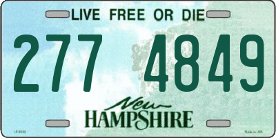 NH license plate 2774849