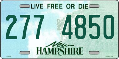 NH license plate 2774850