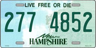 NH license plate 2774852