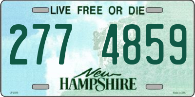 NH license plate 2774859
