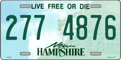 NH license plate 2774876