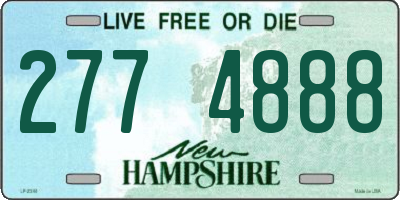 NH license plate 2774888