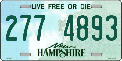 NH license plate 2774893