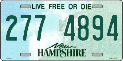 NH license plate 2774894