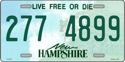 NH license plate 2774899