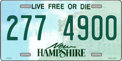 NH license plate 2774900