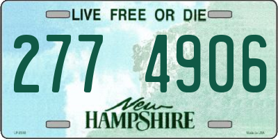 NH license plate 2774906
