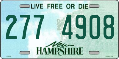 NH license plate 2774908