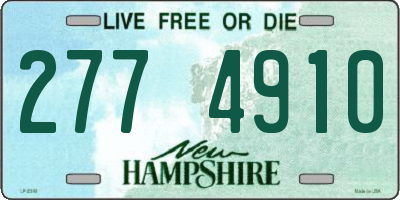 NH license plate 2774910