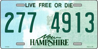 NH license plate 2774913