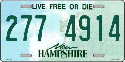 NH license plate 2774914