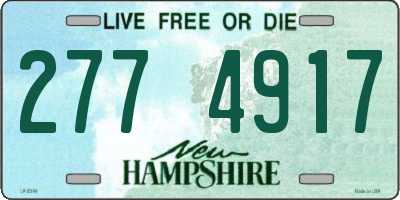 NH license plate 2774917